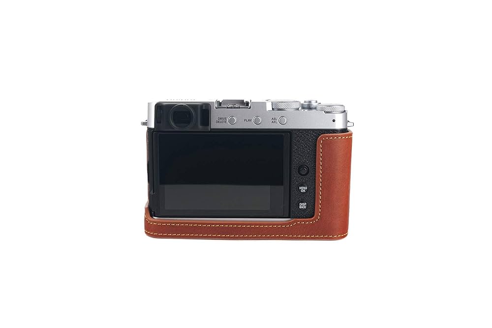 美品】FUJIFILM X-E4+純正レザーケース(未使用) Fujifilm XE4 用カメラ