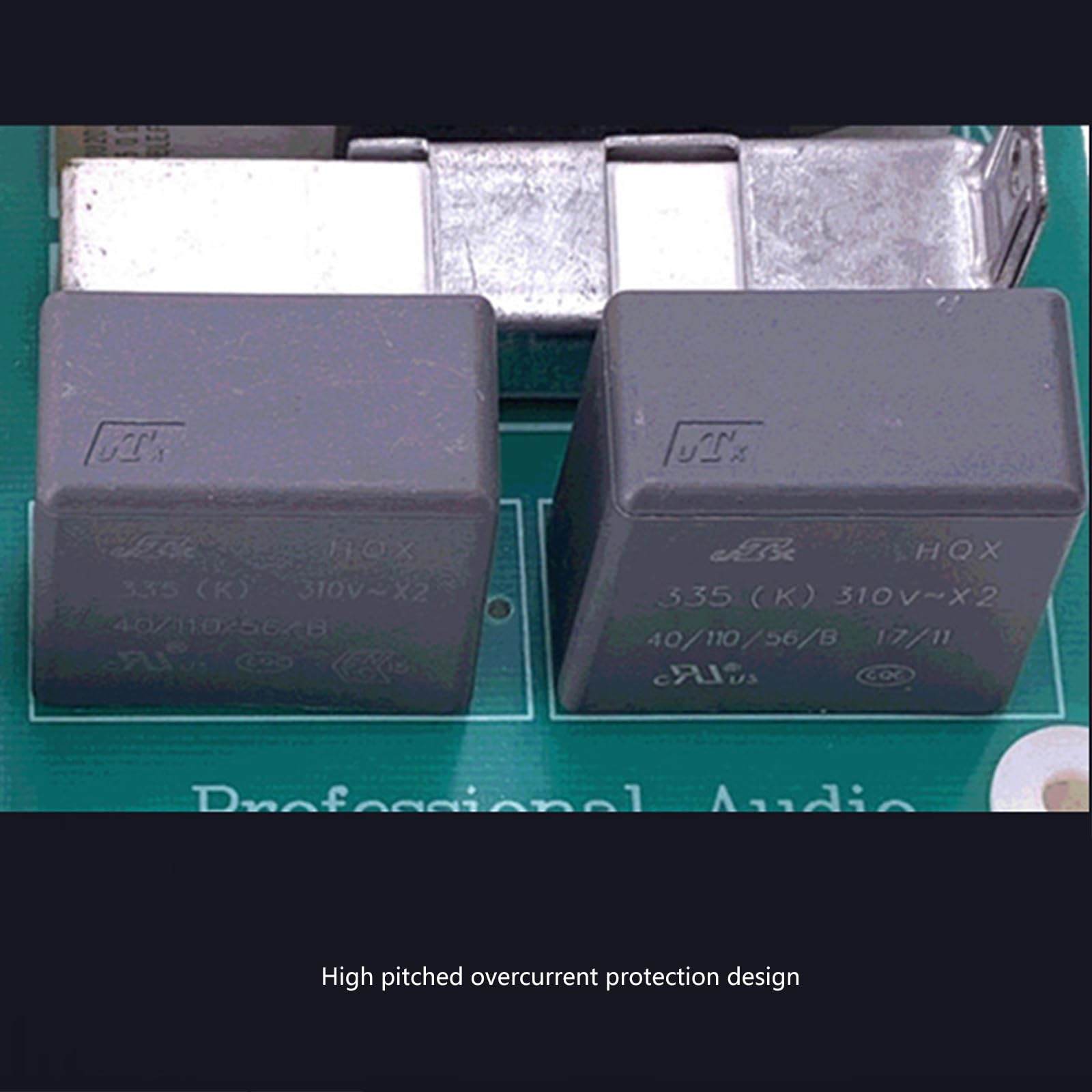 PA280 2-Wege-Frequenzweichen 800 W Frequenzteiler für Lautsprecher-Modifikation Höhen-/Bass-Frequenzteiler, 2 Einheiten, 800 W Frequenzverteiler