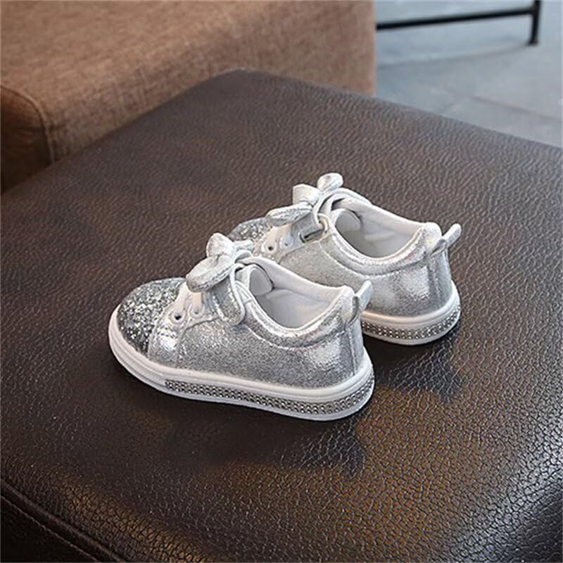 Kids Girl Fashion Lovely Bowknot Casual Sneakers for Outdoor Running Walking Travel School3