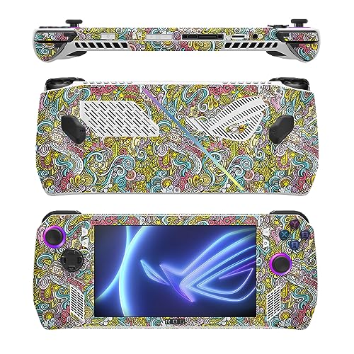 Image of MightySkins Carbon Fiber Skin Compatible with Asus ROG Ally - Ultra Hippie | Protective, Durable Textured Carbon Fiber Finish | Easy to Apply