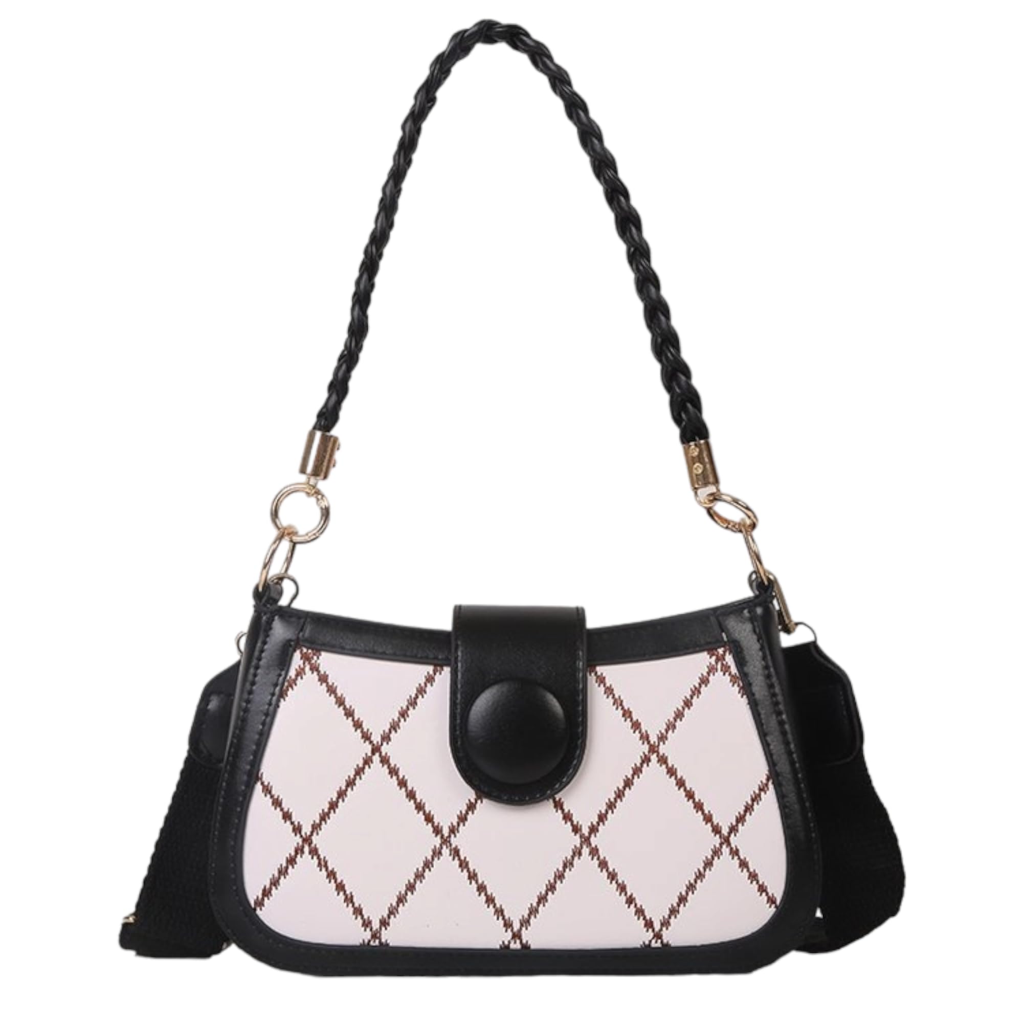 SANTORINI Crossbody mini Purse for women | With shoulder straps | mini shoulder bags womens. (Black) (B0CZF2HFJ9) Amazon Price History, Amazon Price Tracker