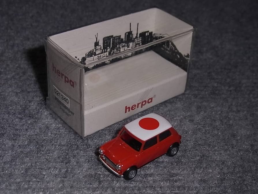 MINI COOPER JAPAN ミニクーパー HERPA 日の丸 ミニカー Amazon | 1/87 MINI COOPER 日本 JAPAN ミニ クーパー HERPA