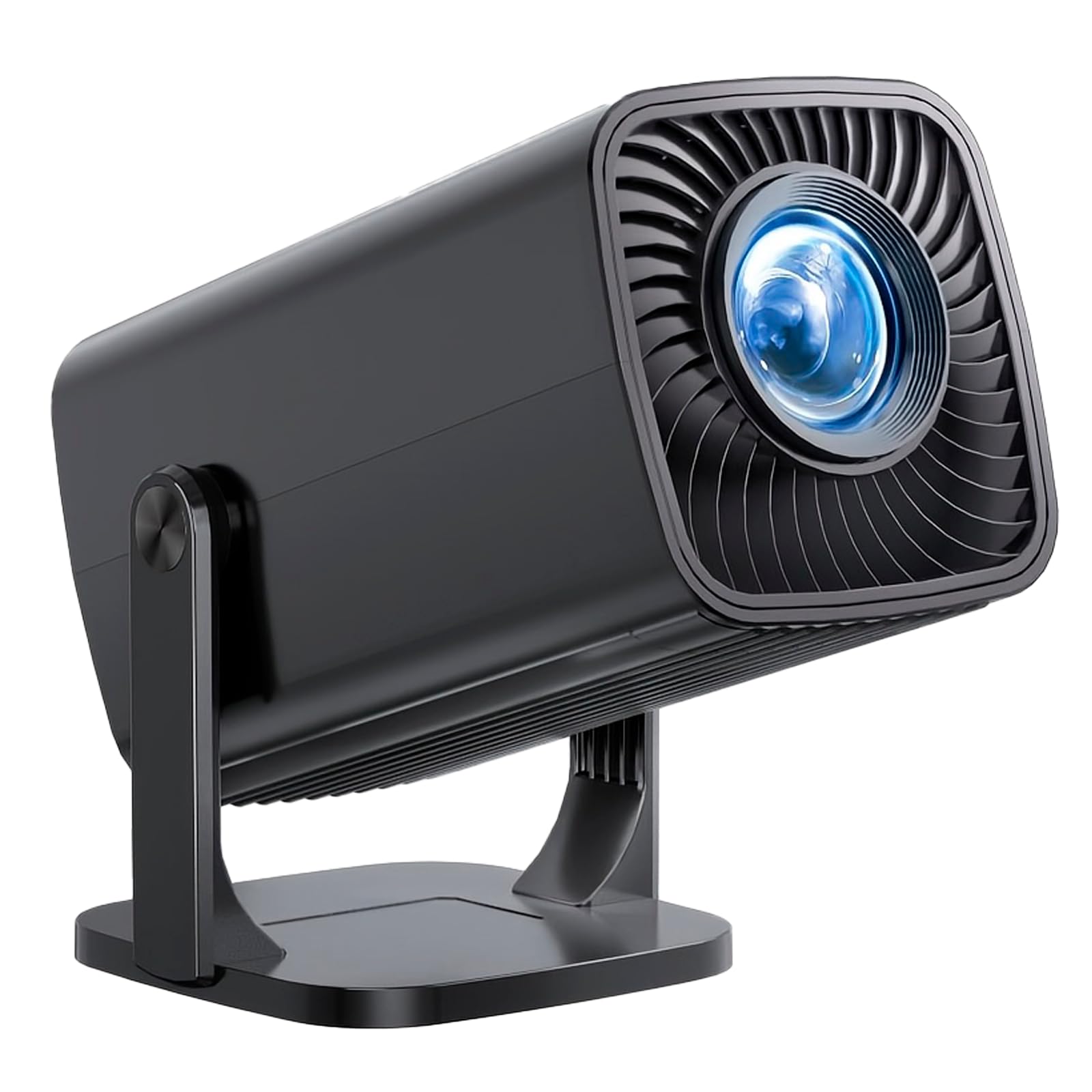 Miniprojector, 1080P draagbare filmprojector Ingebouwde luidspreker, bedraad Hetzelfde scherm Kleine projector Zakprojector LED Pico-videoprojector voor thuisbioscoop