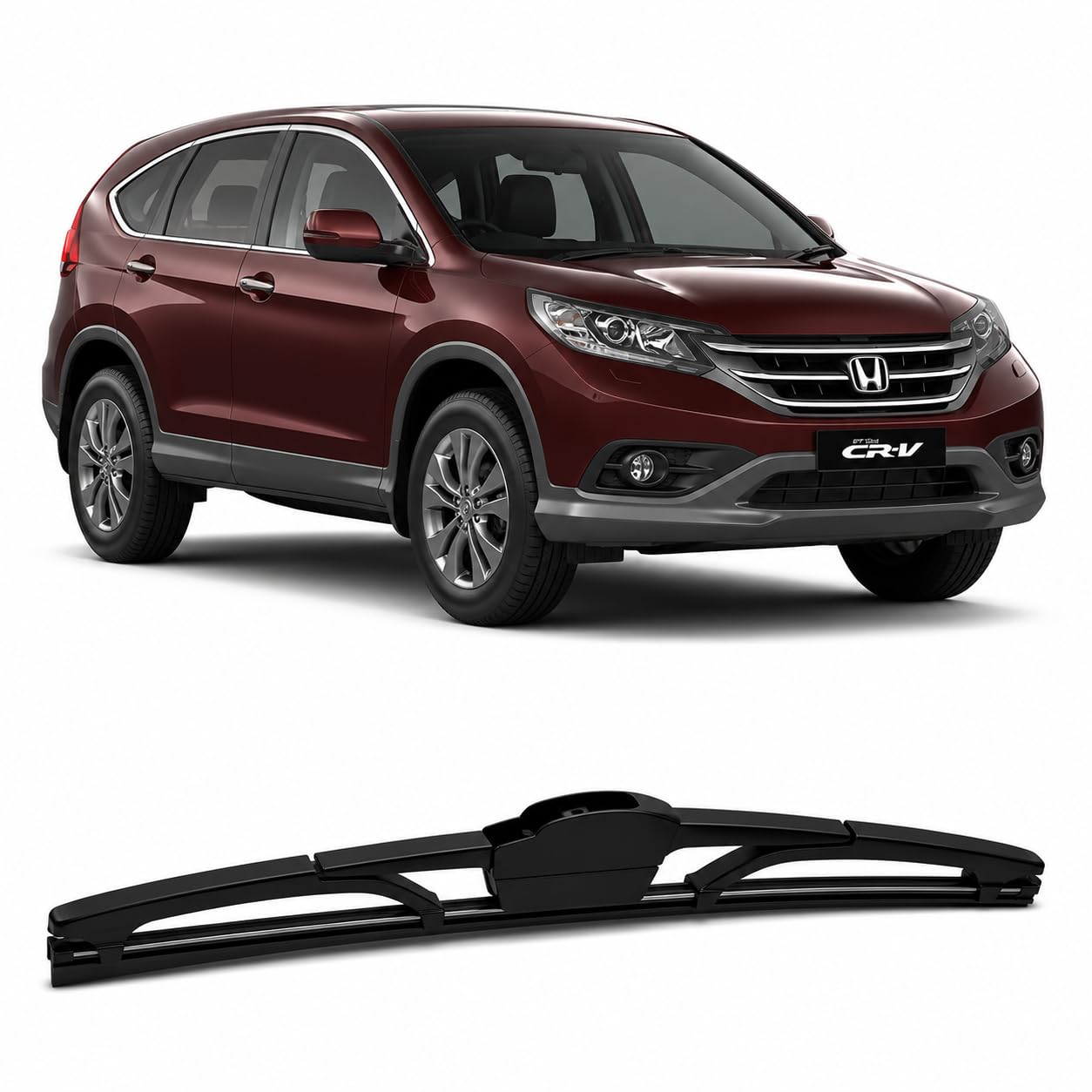 Car Rear Wiper Blade for Honda CRV 2013-2018 Back Windshield, 1 Pc, Streak-Free All-Weather, Vehicle Specific Fit-image-11