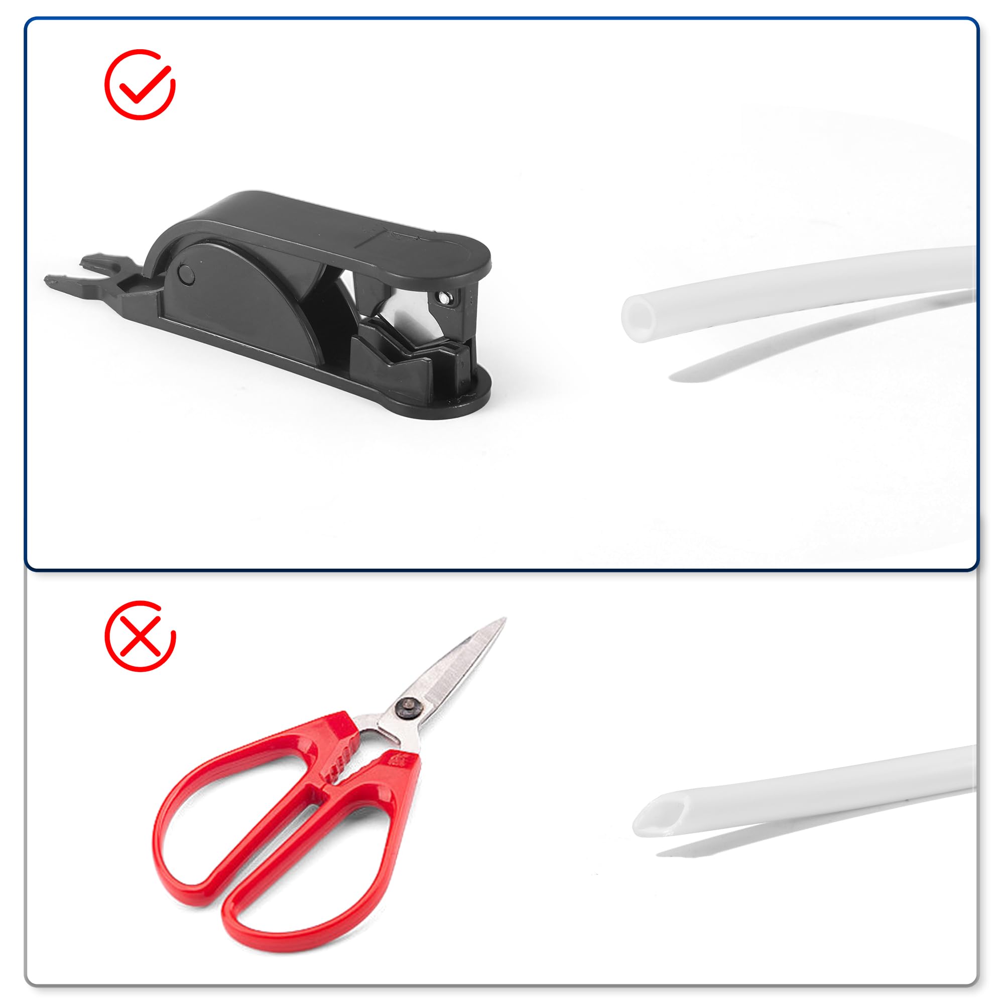 Professionelles 0,64 cm Außendurchmesser-Rohr-Wasserleitungs-Set für Kühlschrank-Eismaschinen, 10 m Eismaschinen-Wasserleitungs-Set für RO-Wassersysteme mit Armaturen (blau)