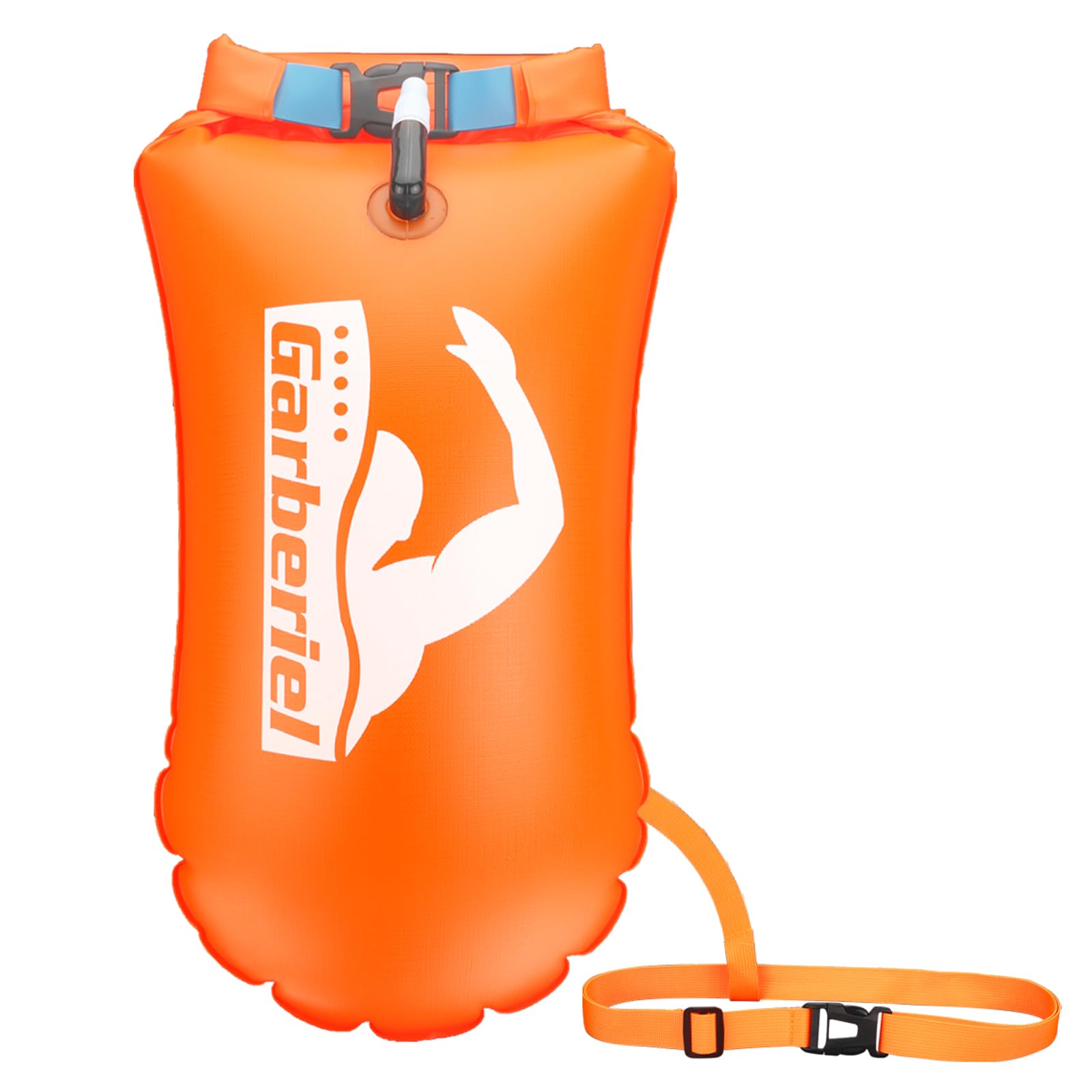 T6 20L Swim Buoy Waterproof Dry Bag Swim Safety Float Keep Gear Dry for Open Water Swimming Boating Kayaking Fishing Rafting Training
