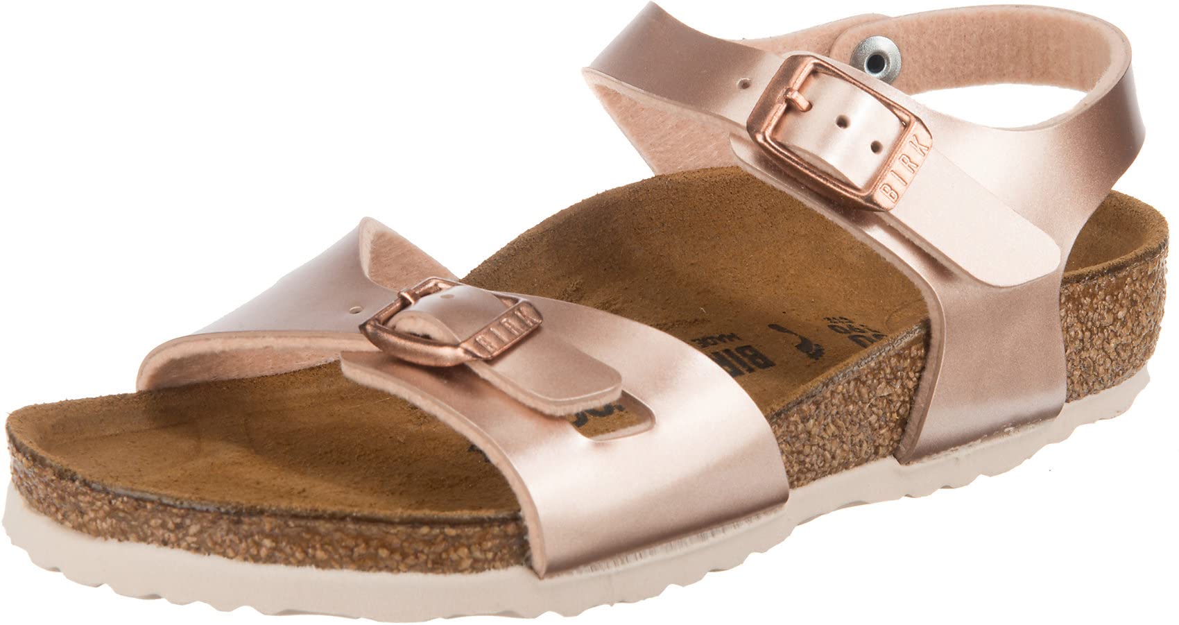 Birkenstock Girls Pink Kids Sandals, 24 Eu, Rio