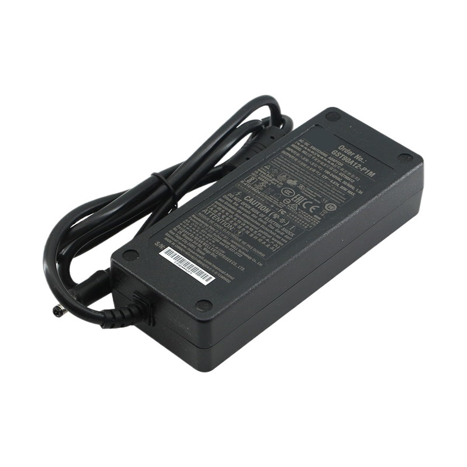 Bloc d'alimentation GST90A-P1M robuste 48V avec connecteur 5,5 x 2,5 mm