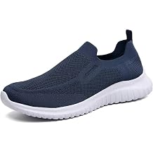 TIOSEBON Mens Slip on Trainers Casual Tennis Sneakers Lightweight Running Walking Shoes