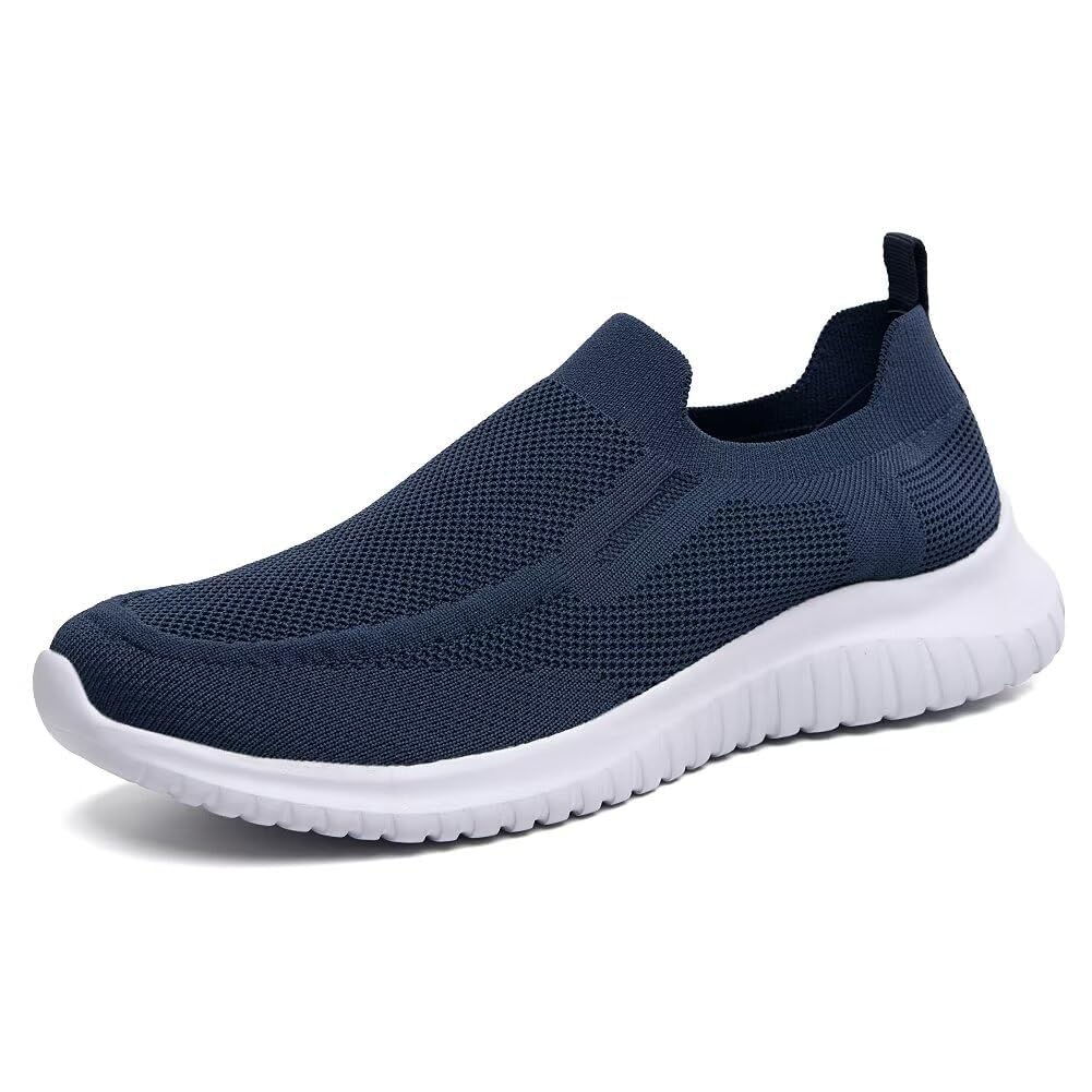TIOSEBON Herren Slip On Sportschuhe Lässige Tennis Turnschuhe Leicht Laufen Gehen Schuhe