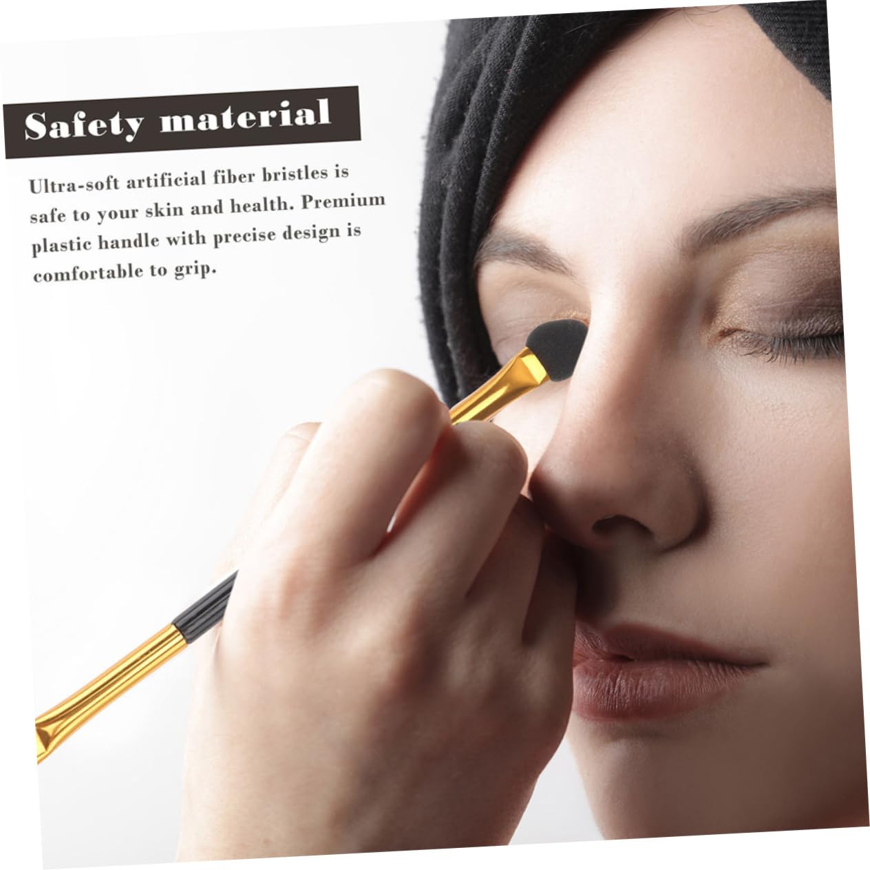 SOESFOUFU 4sets Luxury Eyeshadow Brush Set Double Headed Makeup Applicators Versatile 15pcs*4