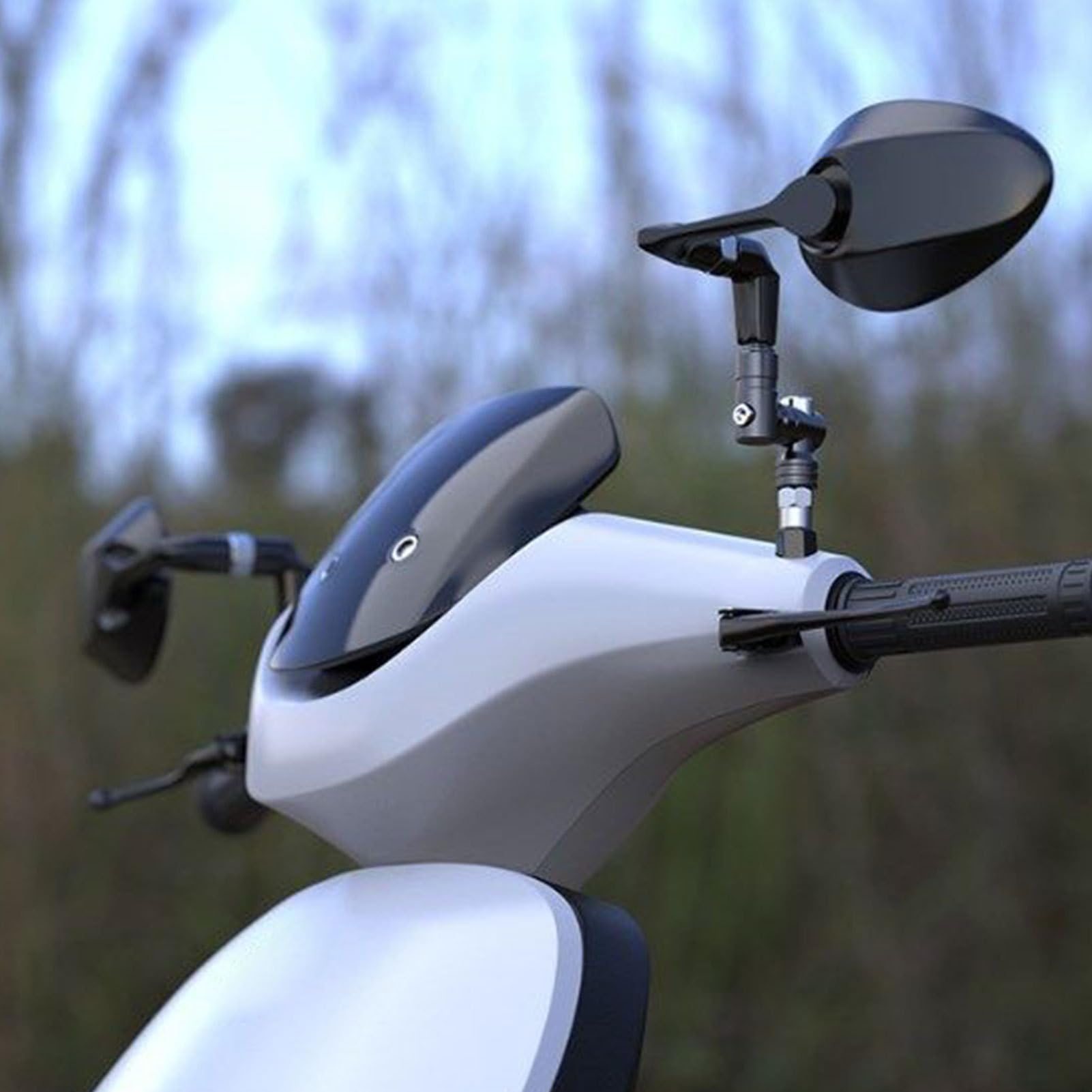 Estensori per Specchietti Moto - Estensione Specchietto Retrovisore per Moto - per Motociclette da Campeggio, Ciclismo, Uomo, Attività all'Aperto, Donna e Famiglia