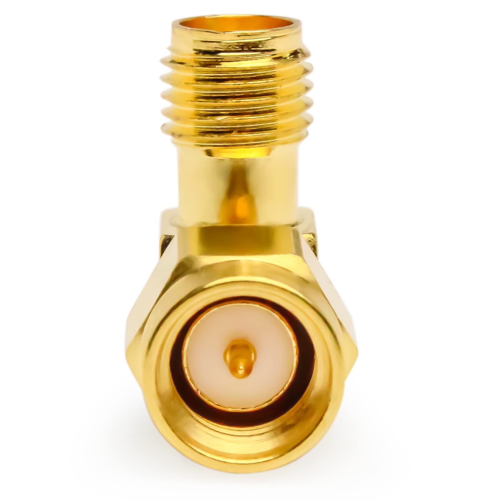 TOJOIN 2 SZTUK Złącza Adaptera Koncentrycznego RF SMA/Typu N do Kabla RF, łącznik do Anteny, Krótkofalówki, WiFi (SMA-JWK1-2pcs)