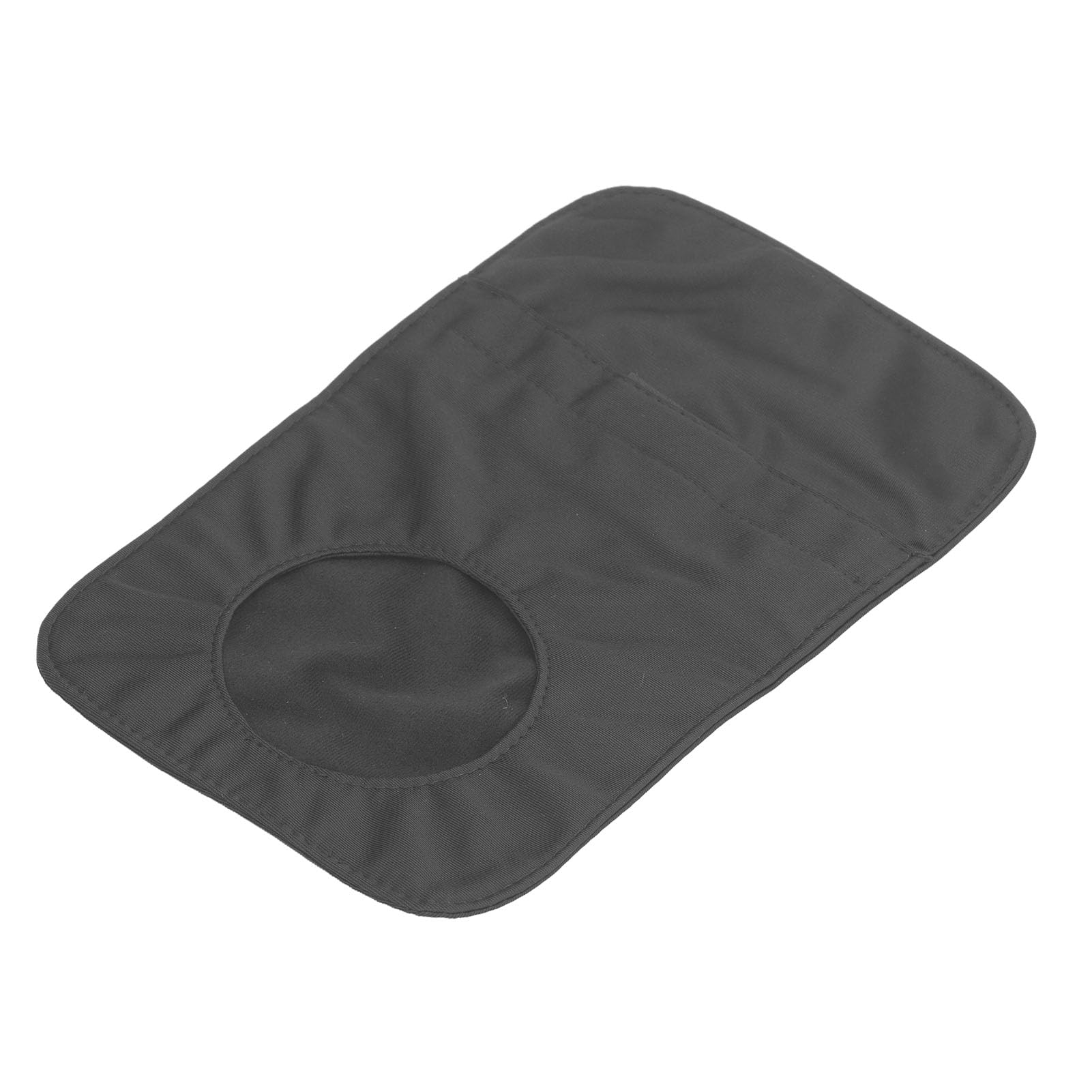 Housse de sac de colostomie noire en coton respirant, lavable, ajustement universel, prévient les taches