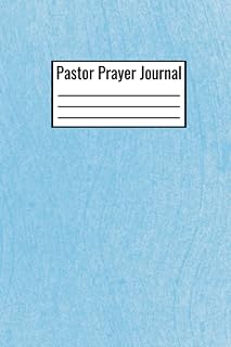 Pastor Prayer Journal: Bible Scripture Notebook 120 Page 6x9 Prayer Request Tracker - Important Sermon Notes Logbook