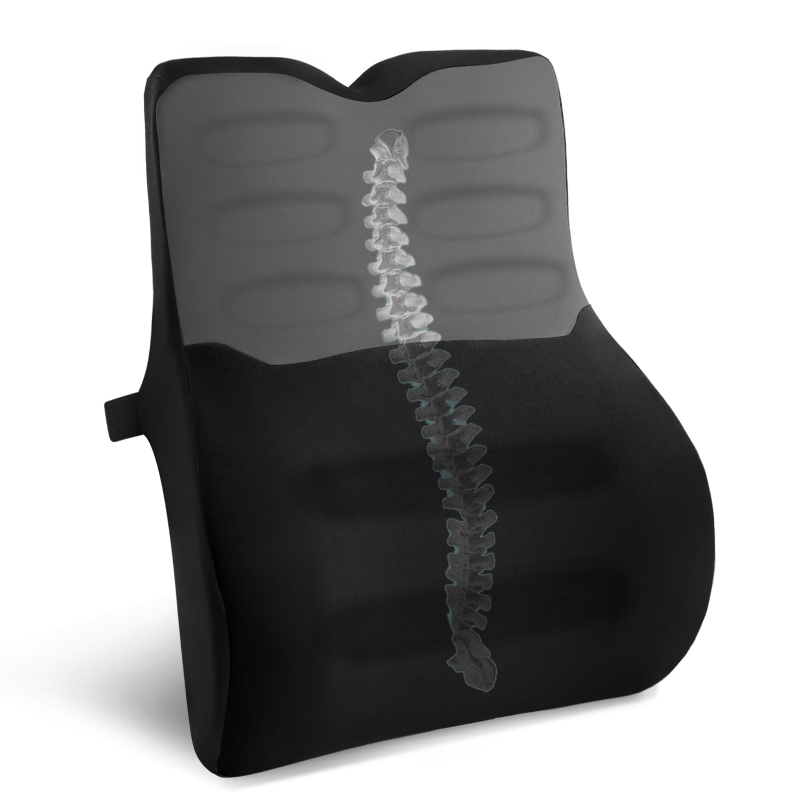 Quirlig Lendenwirbelkissen, Lendenkissen Auto, Lordosenstütze Auto, Rückenkissen Auto Memory Foam, Ergonomisches Rückenstützkissen