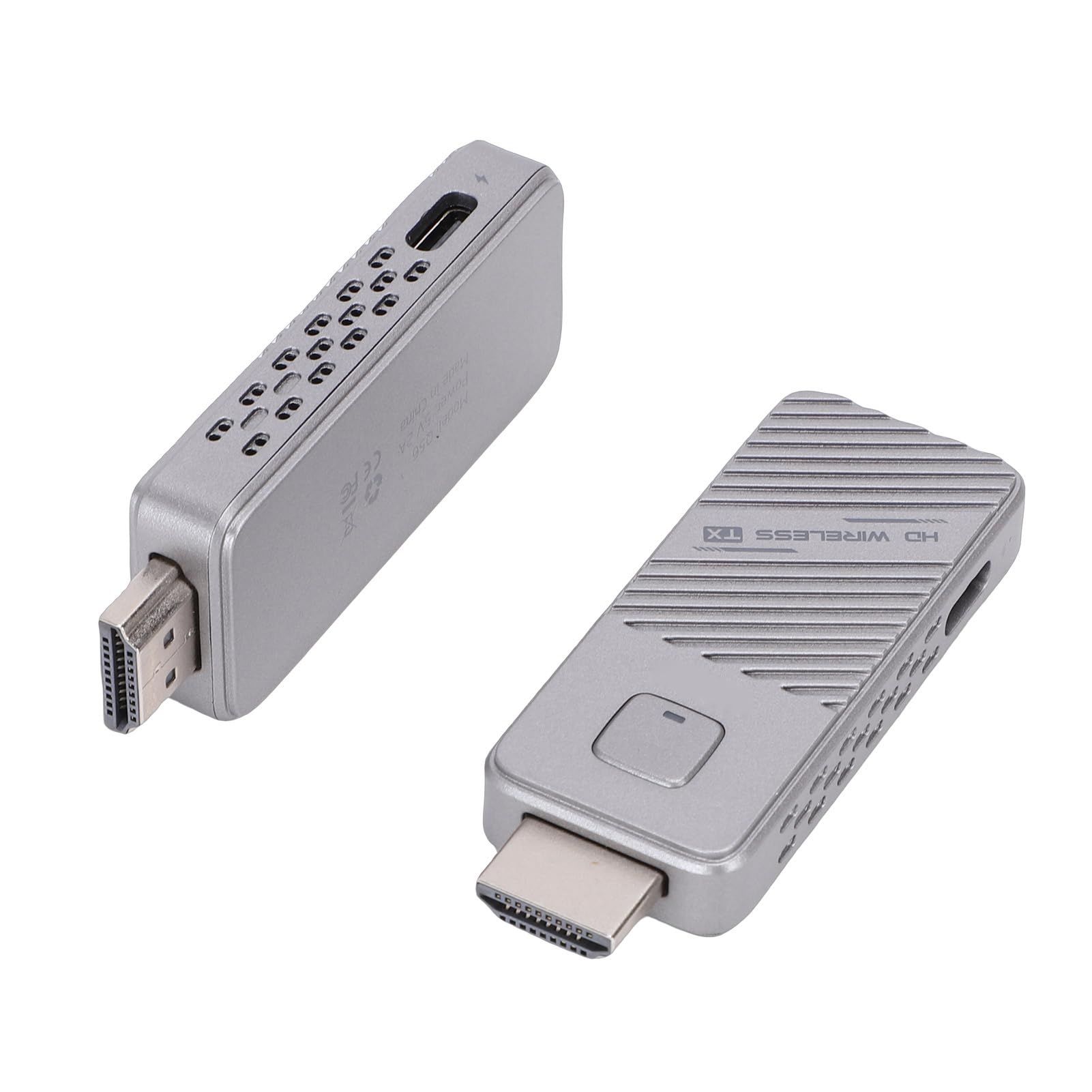 Bezprzewodowy Nadajnik i Odbiornik HDMI, Zestaw Przedłużacza 4K do 1080P 60 Hz, Zasięg 50 M, Przesyłanie Strumieniowe 5G 2.4G, Plug and Play, do Telewizora PC Laptop