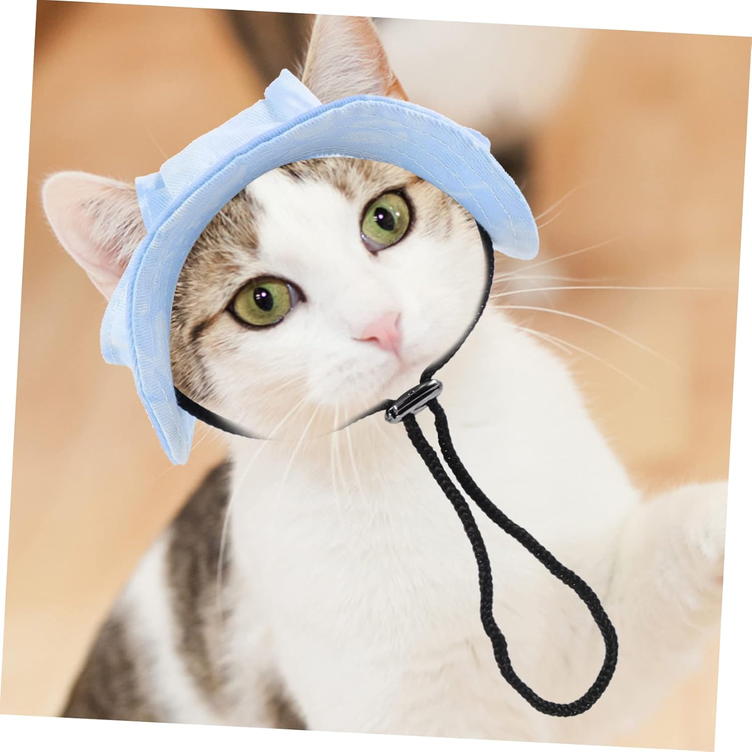 Kisangel 5pcs Puppy Hats Sun Shade Dog Baseball Cap Ear for Outdoor Activities Lightweight Pet Hat Suitable for Summer Beach and Parties