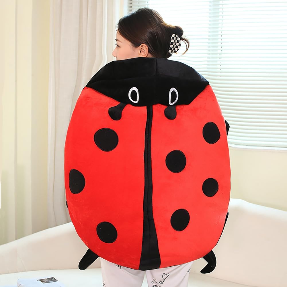 EZOPII 40 Inch Wearable Ladybug Pillows, Ladybug Plush