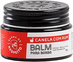 Balm Para Barba - Canela com Rum - Barba de Respeito