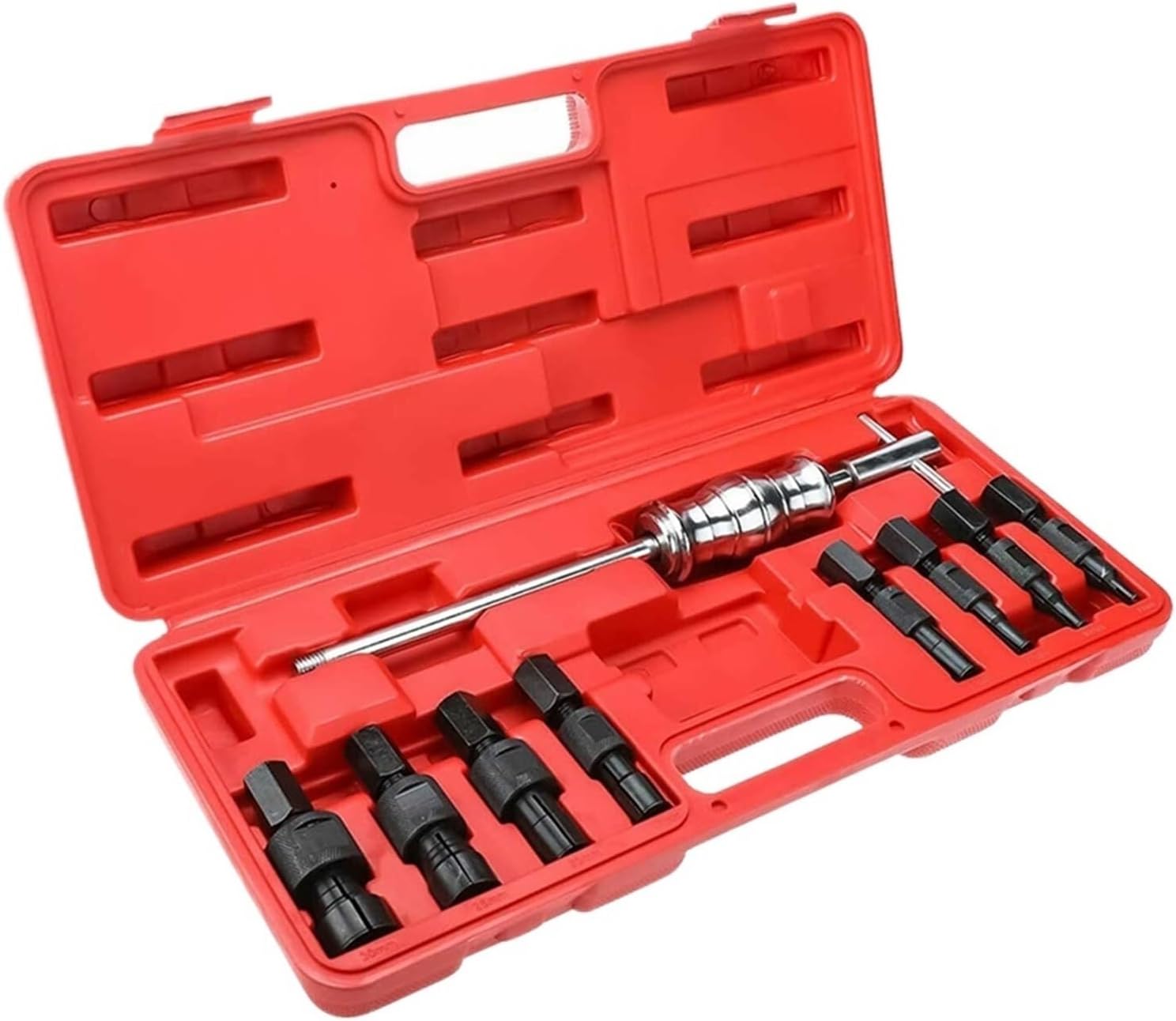9PCS Blind Hole Slide Hammer Bearing Internal External Removal Puller Set