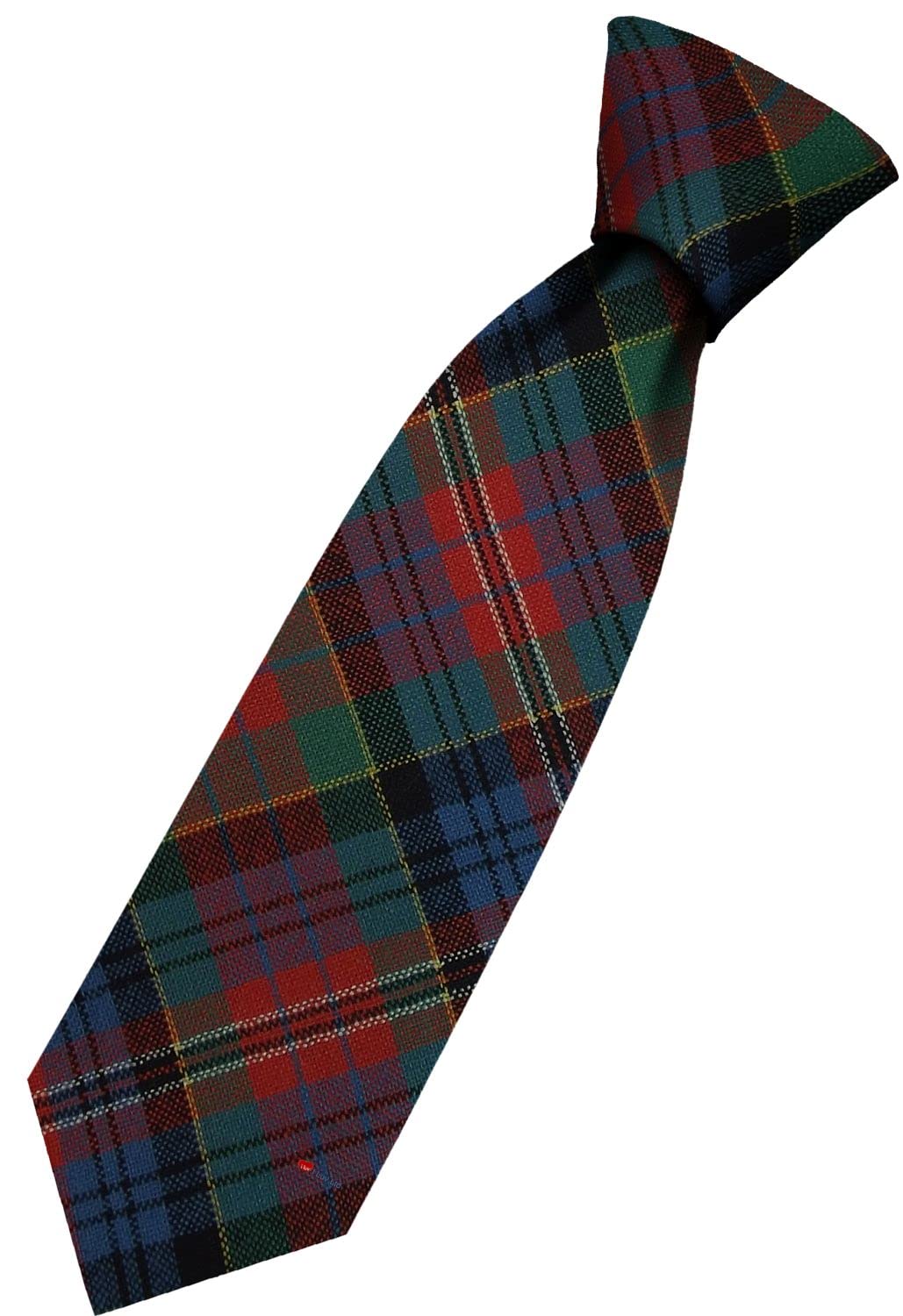 I LUV LTD Mens All Wool Tie Woven And Made in Scotland in MacPherson Ancient Tartan