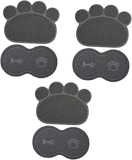 NOLITOY 6 Peças Tapete Para Animais De Estimação Tapete De Alimentação Para Animais De Estimação Tapete De Alimentação Para Cães Tapete De Alimentação Para Cães Tapete De Prato Para Cães