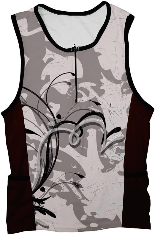ScudoPro Flower Swirls Triathlon Top for Women