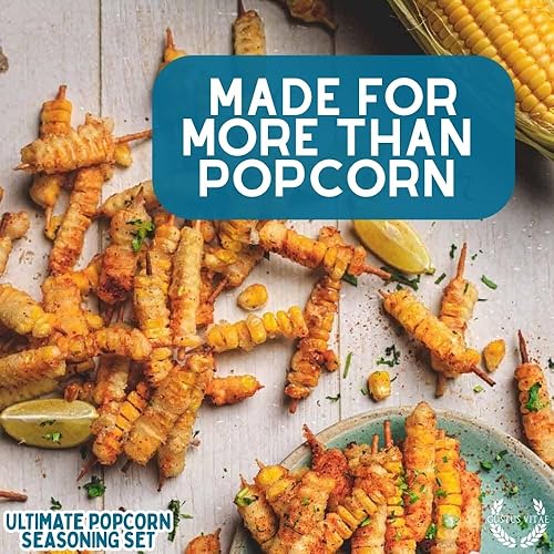 Miniatura 7 de Ultimate Popcorn Seasoning Set – Paquete de seis | Auténticas mezclas de condimentos de lotes pequeños | 6 mezclas gourmet de especias totalmente