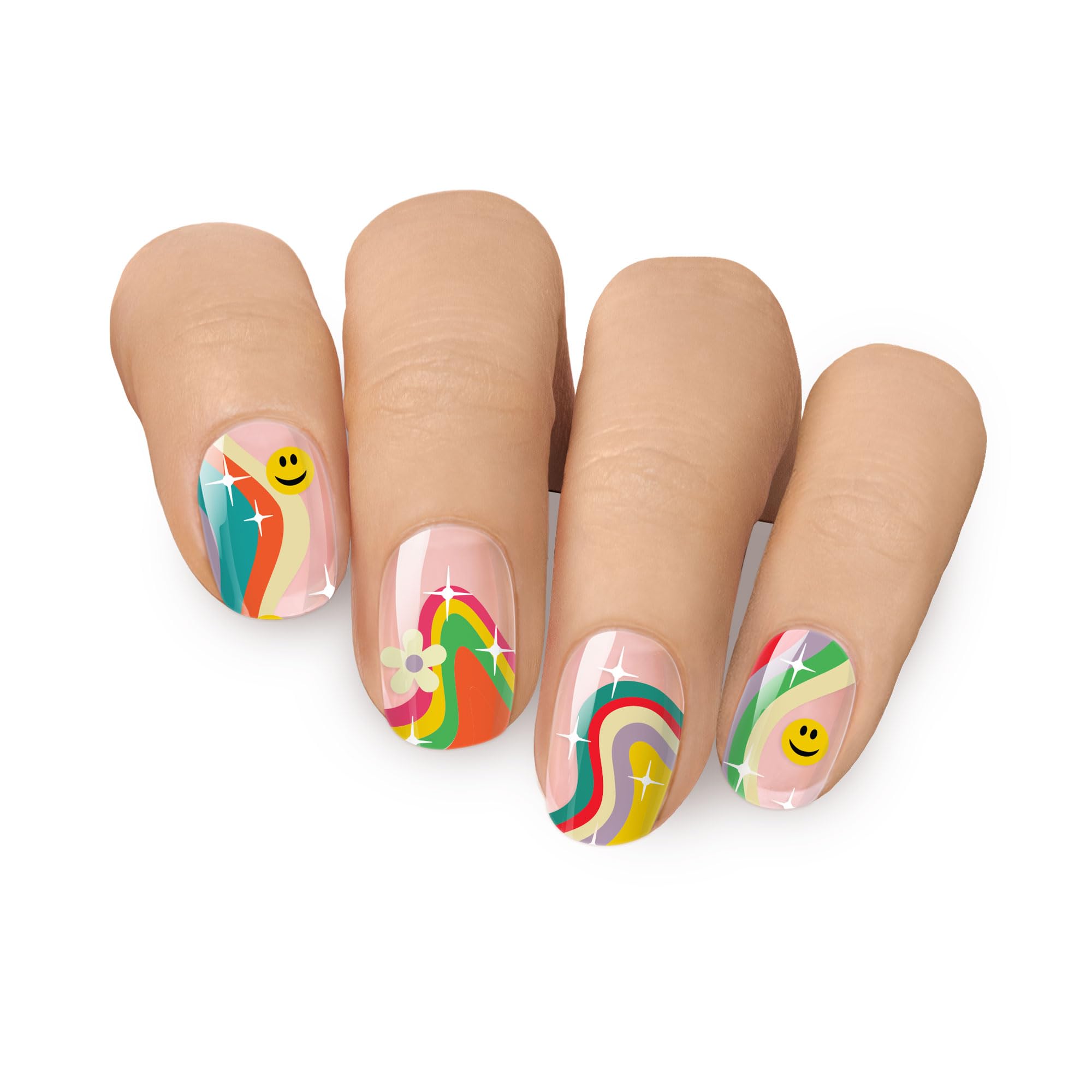 MOYOU LONDON Semi Cured Gel Nail Strips - 20 Pcs. Nail Wraps for Salon-Quality Manicure - Works with Any UV Nail Lamp - Easy to Apply, Trim, & Remove Gel Nail Stickers - Image 2