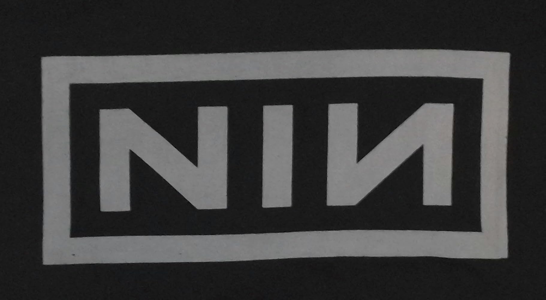 ナインインチネイルズ モチーフ NUMBER(N)INE 7分袖スウェット 黒 Nine Inch Nails スウェットトレーナー