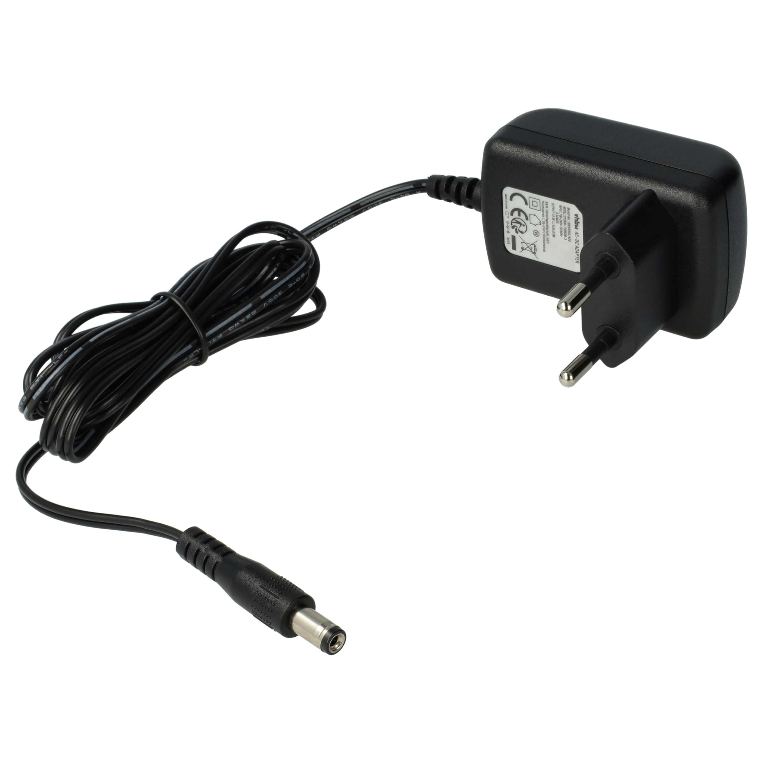 vhbw 1x Netzteil kompatibel mit Soehnle Professional 9220, 9221, 9222, 9240, 9241, 9310 Tischwaage, Plattformwaage - 180 cm