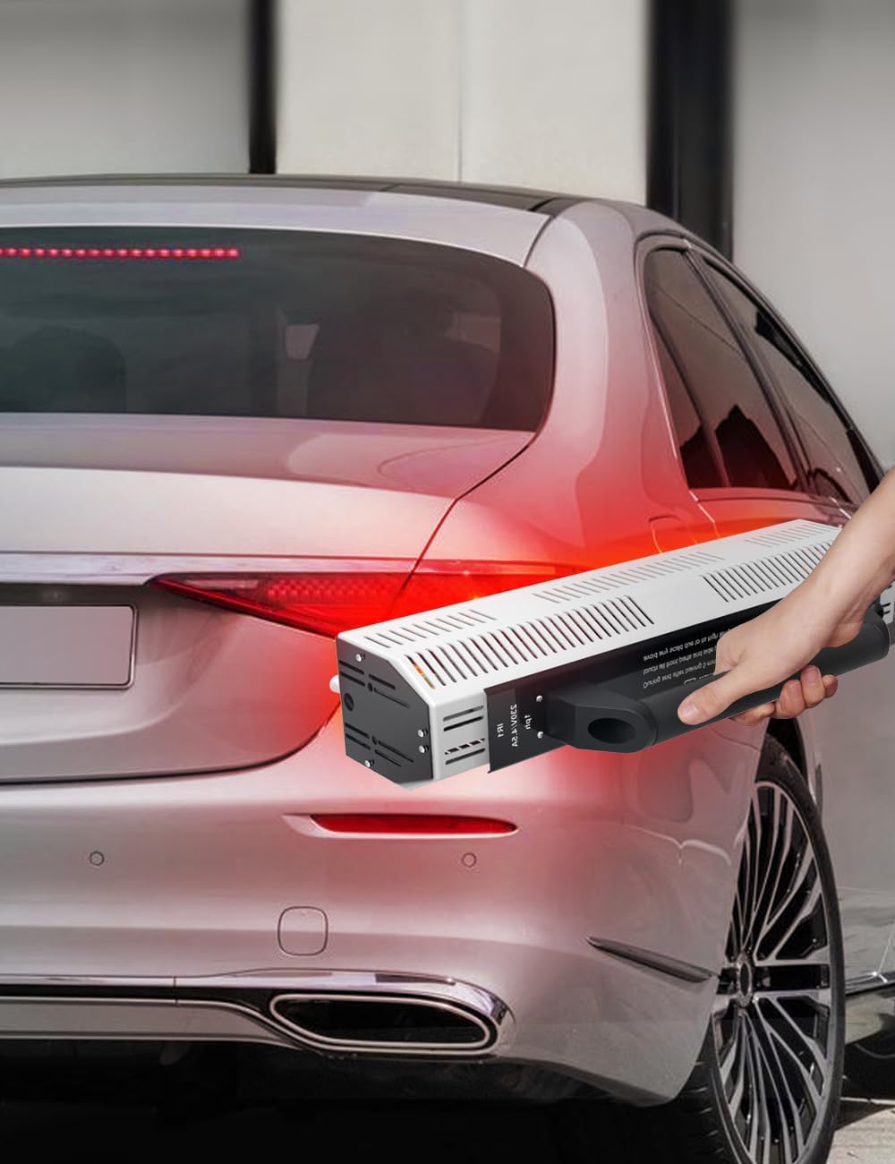 Solary Infrared Paint Curing Lamp, 1000W 110V Hand-held Short Wave Infrared Heater for Automotive Spray, Car Bodywork Repair Paint Dryer