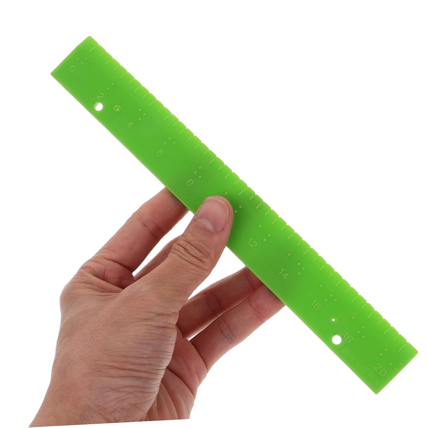 Beavorty Braille Ruler for Blind Tactile Measuring Tool for Visual Impairments Simple Structure Durable Aid for Students and Professionals