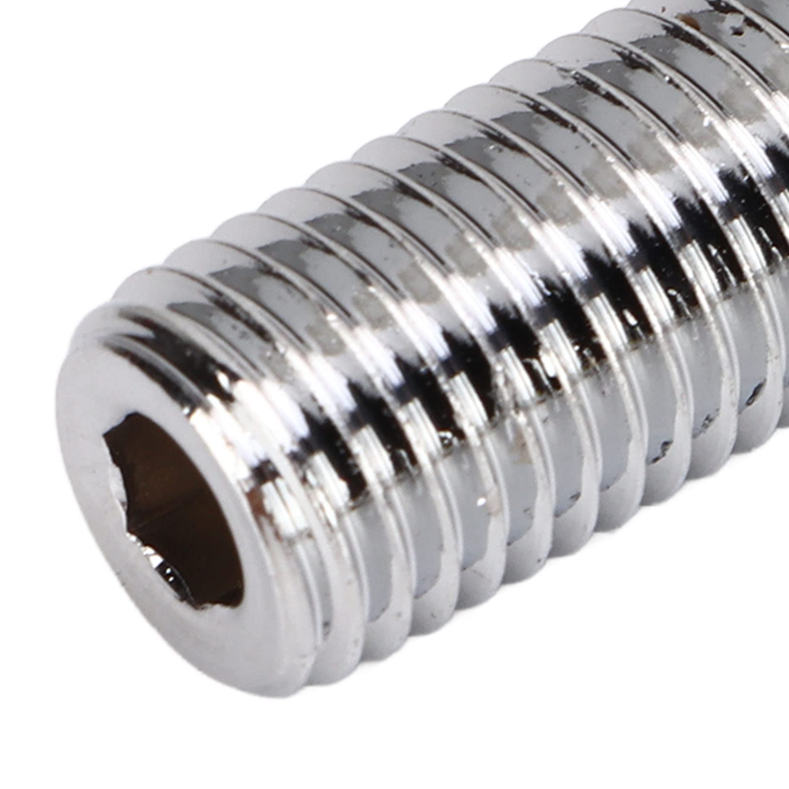 Conversione Perno Ruota Estesa, 20 Pezzi Perno di Conversione Ruota Esteso 58 Mm Lunghezza 41 Mm Bulloni Gambo Vite Prigioniera Acciaio Forgiato a Freddo per Auto(M12x1.25 to M12x1.5)