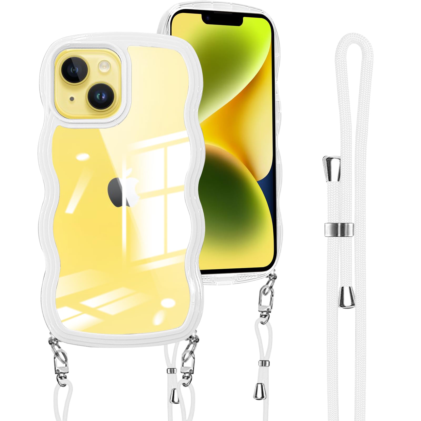 Amazon.co.jp: iPhone 14 ケース クリア ショルダー iPhone 13 カバー 