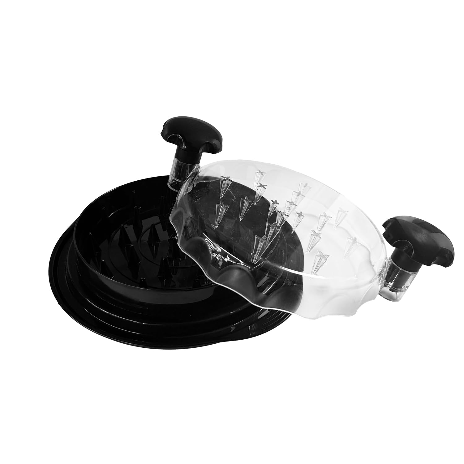 Chicken Shredder Twist Shredding Tool Chicken Grinder with Handle Meat & Vegetable Shredder with Anti-Slip Strips Large Beef Pork Shredder Salad Shredder