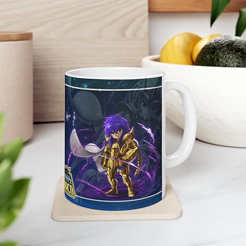 Miniatura 2 de Escorpion, Los Caballeros del Zodiaco, Taza de cerámica 11 Oz