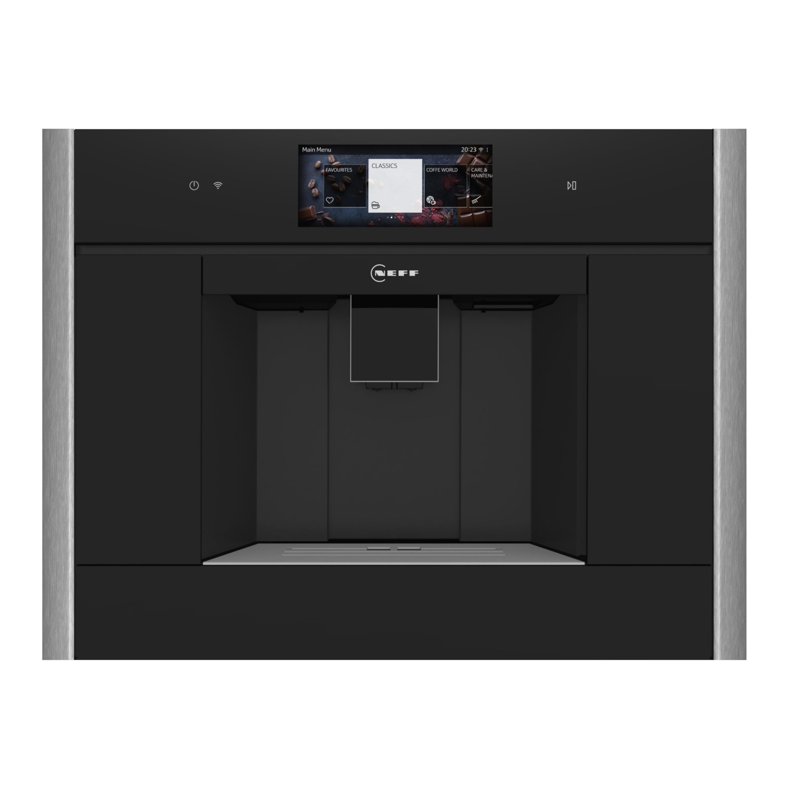 Neff CL4TT11N0, N90, macchina da caffè da incasso, display Full Touch TFT