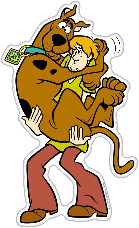 Fan Emblems Scooby Doo Character Car Decal Domed/Multicolor/Clear, Scooby Gang Automotive Emblem Sticker Easily Applies to Cars, Trucks, Motorcycles, Laptops, Windows, Almost Anything