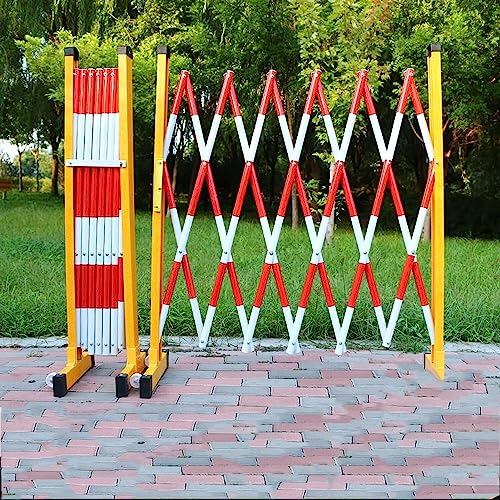 Barrière de garage extérieure portable rétractable 4m avec roulettes - 6