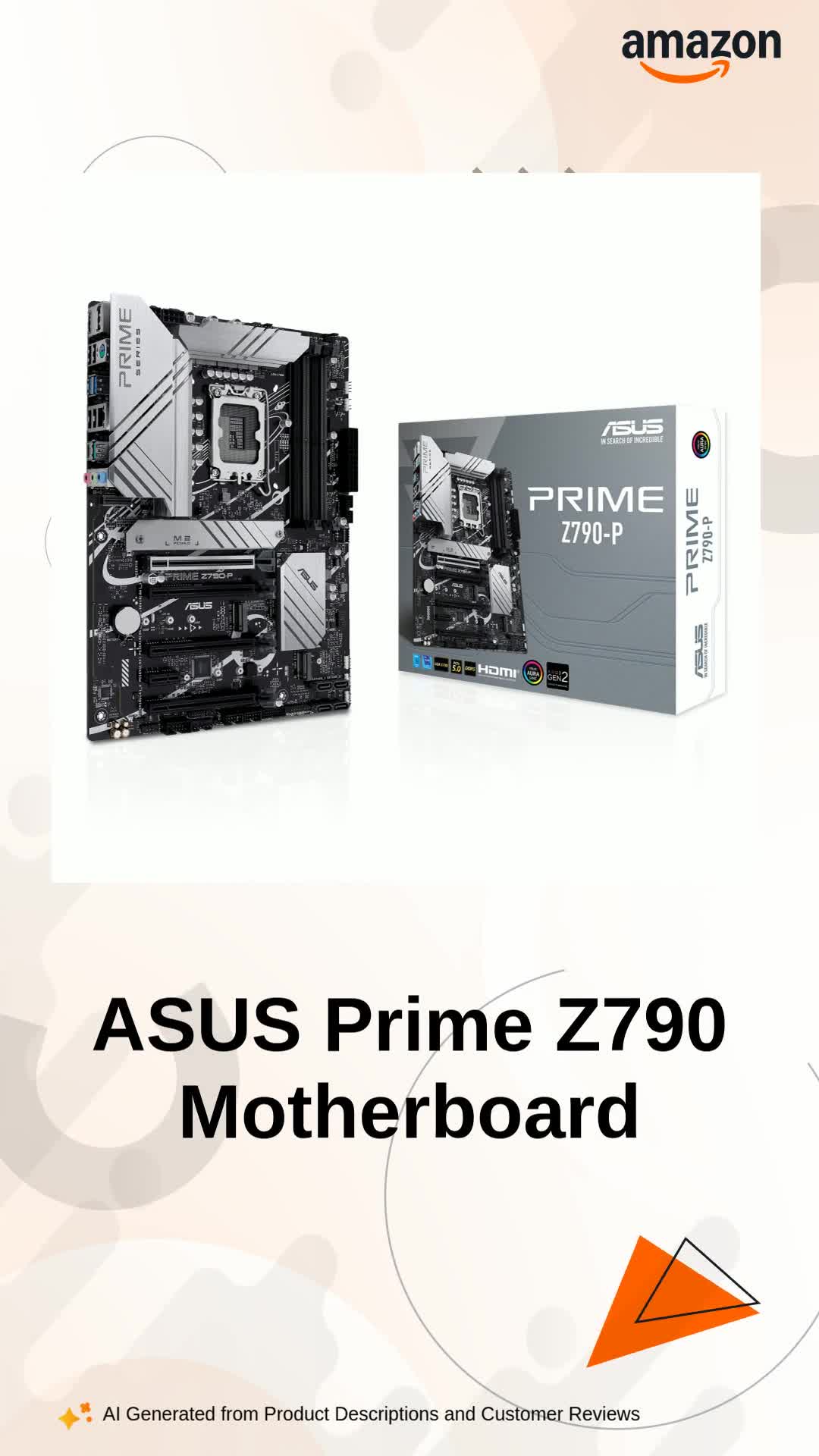 ASUS Z790 Prime Z790-P CSM Motherboard DDR5 LGA 1700 Socket