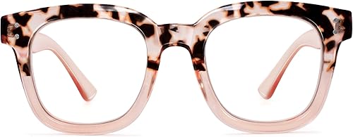 Madison Avenue - Lentes con filtro de luz azul, de gran tamaño, a la moda, lentes para mujer, antifatiga ocular y protección ultravioleta (marrón