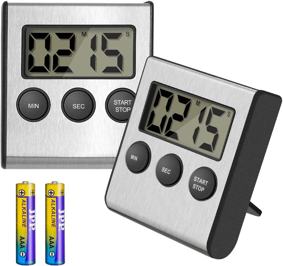 Digital Kitchen Timer, ANKO Cooking Timers Clock, Stainless Steel Shell