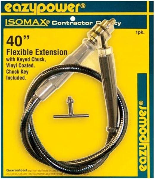 Eazypower 30167 40Inch Flexible Drill Extension with 1/4Inch Keyed