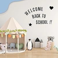 Vista 4 de 12 hojas de calcomanías de letras, 2.5 pulgadas, kit de letras de vinilo autoadhesivas, números negros para buzón, aula, hogar, puerta, ventana