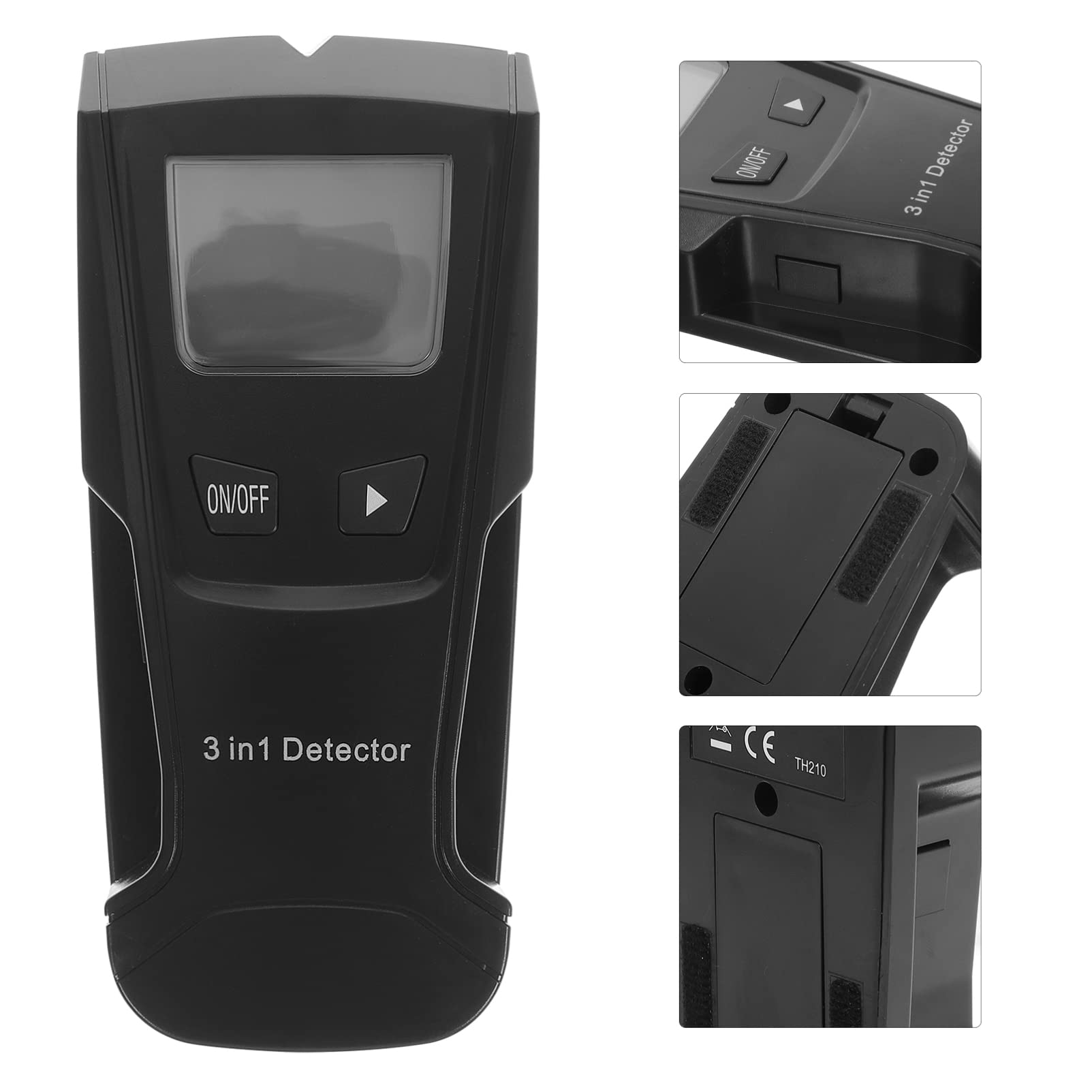 Détecteur de Montants Muraux Noir 6f22 9v Écran Lcd