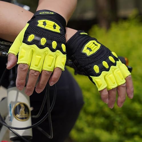 Miniatura 5 de Seibertron Dirtclaw Youth BMX MX ATV MTB Road Racing Mountain Bike Bicicleta Ciclismo Off-RoadDirt Bike Gel Acolchado Antideslizante Guantes sin