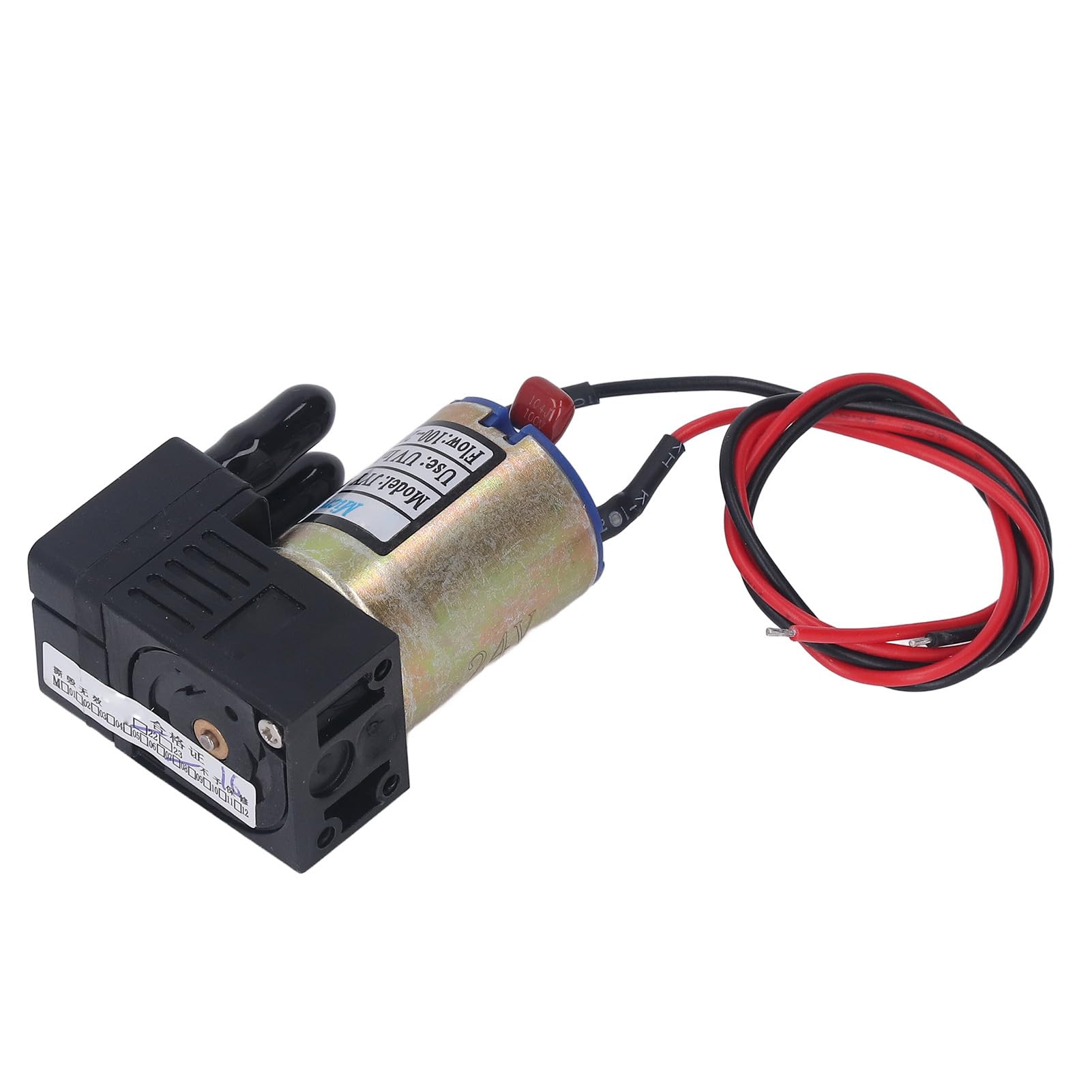 Septpenta UV-Tintenpumpe 24V DC – 100-200 Ml/min, Für 5x3mm & 6x4mm Schläuche, Für UV-Drucker & Kristalljet