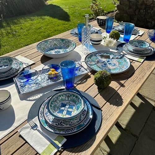 Certified International Talavera 11" Melamine Dinner Plates Featu...